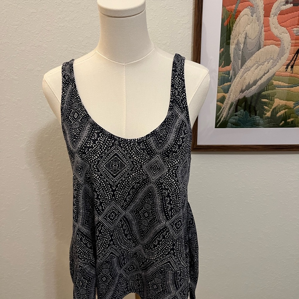 H&M Dark Blue Boho Women's Tank Top